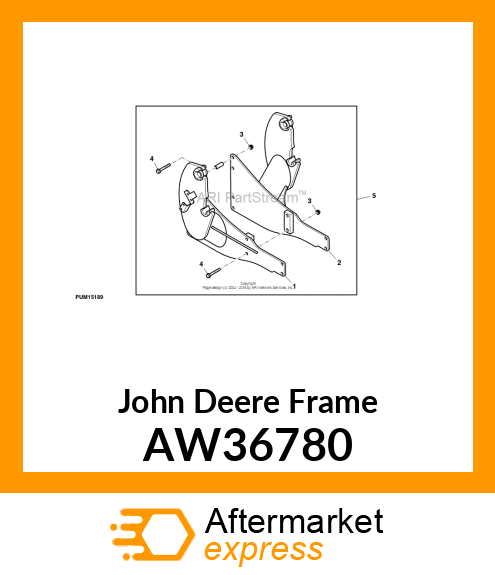 FRAME, MOUNTING (LH) AW36780