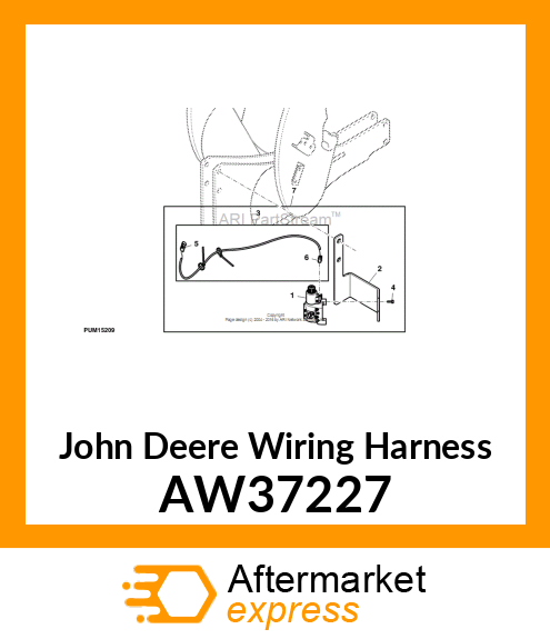 HARNESS,WIRING DIVERTER AW37227