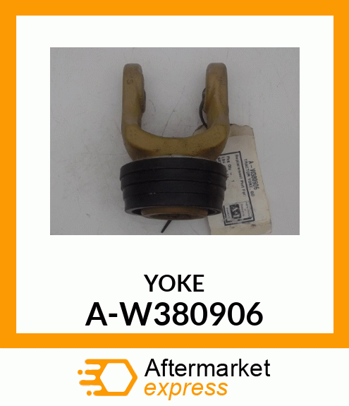 Universal Joint Yoke - YOKE 13/8 6 SPL AS LOCK A-W380906