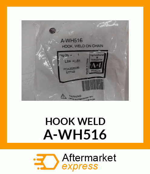 HOOK_WELD A-WH516