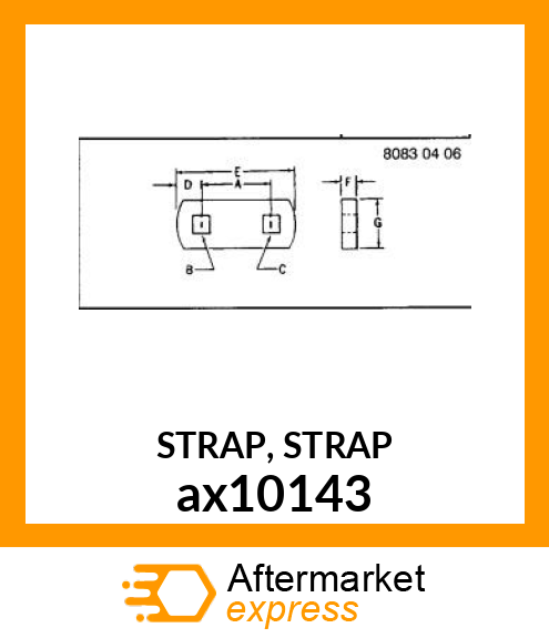 STRAP, STRAP ax10143