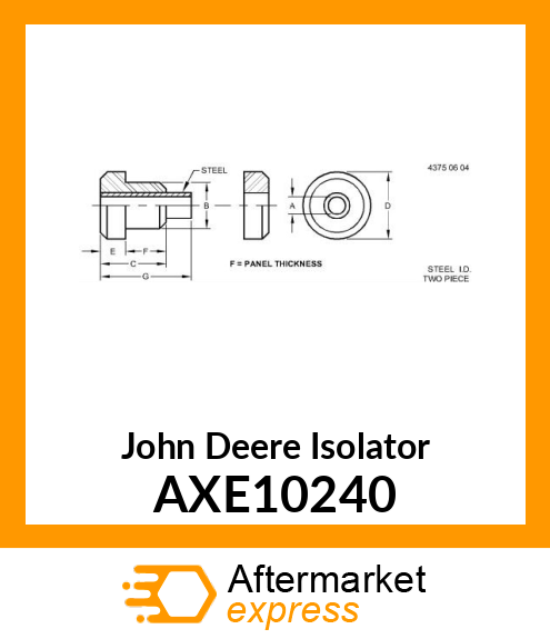 ISOLATOR, ISOLATOR, TWO AXE10240