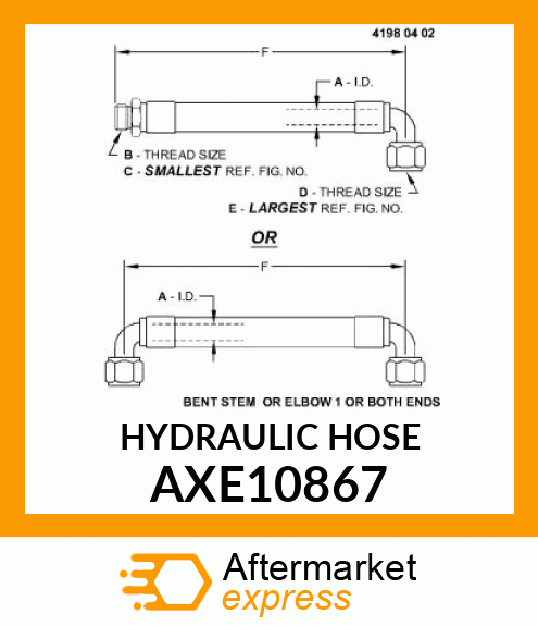 HYDRAULIC HOSE AXE10867