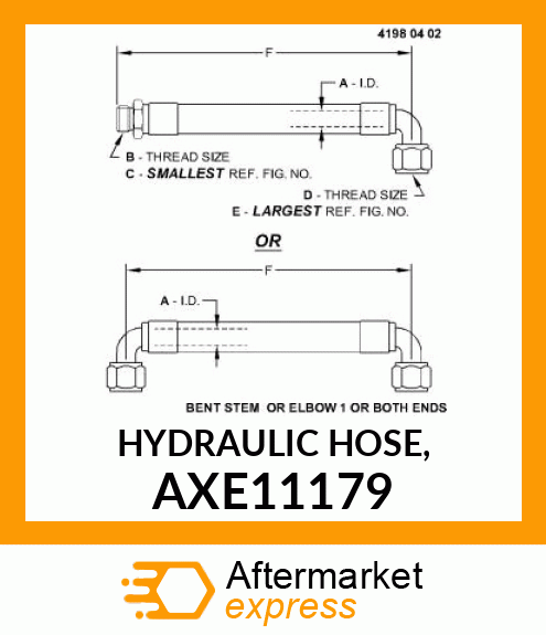 HYDRAULIC HOSE, AXE11179