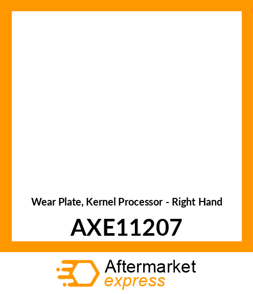 WEAR PLATE, KERNEL PROCESSOR AXE11207