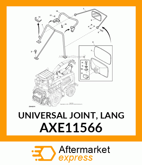 UNIVERSAL JOINT, LANG AXE11566