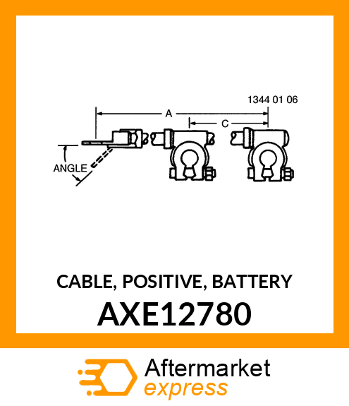 CABLE, POSITIVE, BATTERY AXE12780