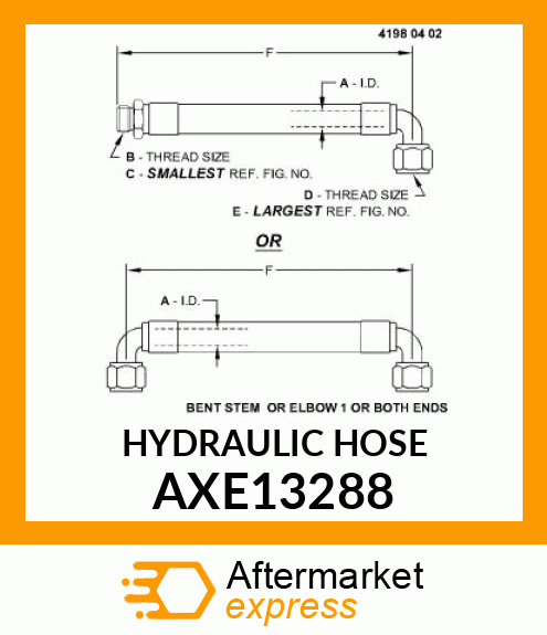 HYDRAULIC HOSE AXE13288