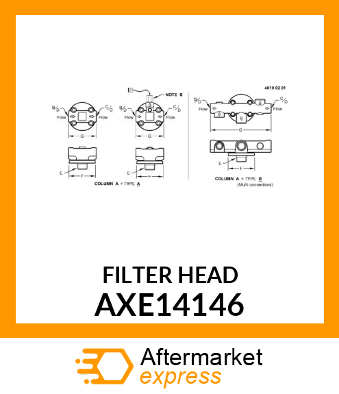 FILTER HEAD AXE14146