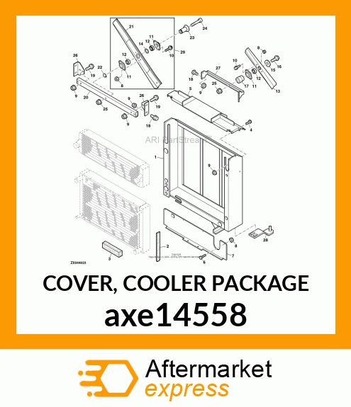 COVER, COOLER PACKAGE axe14558