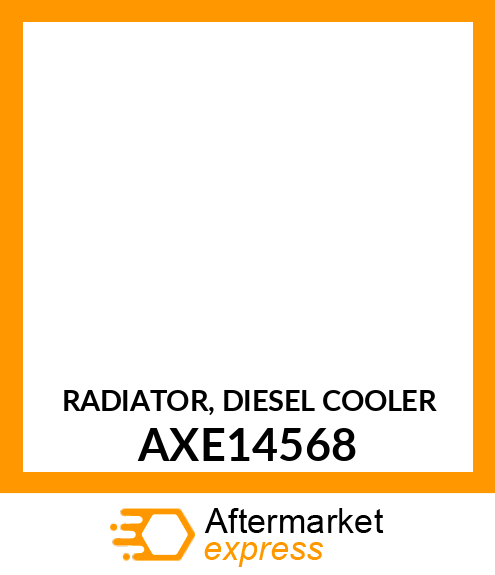 RADIATOR, DIESEL COOLER AXE14568