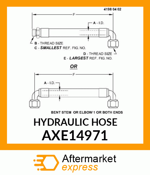 HYDRAULIC HOSE AXE14971