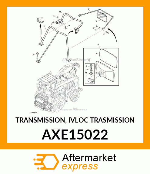 TRANSMISSION, IVLOC TRASMISSION AXE15022