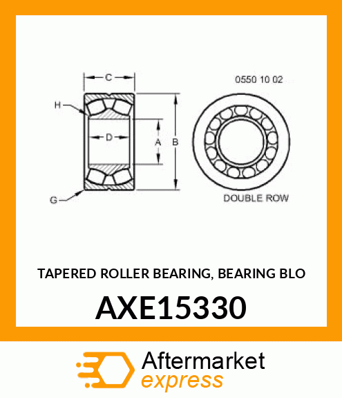 TAPERED ROLLER BEARING, BEARING BLO AXE15330