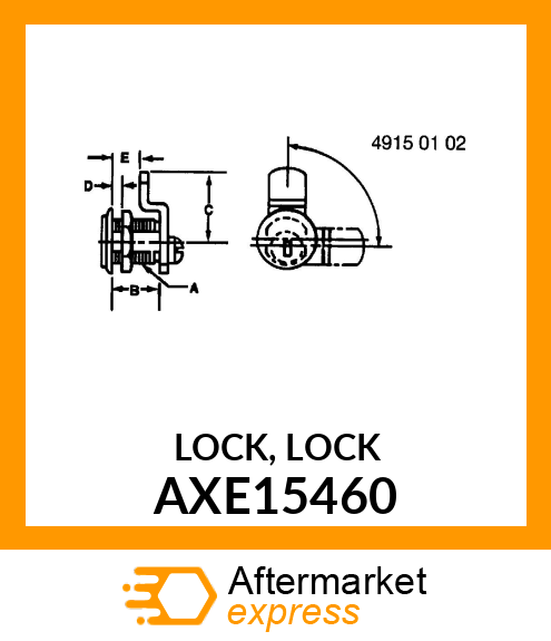 LOCK, LOCK AXE15460