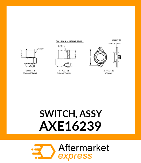 SWITCH, ASSY AXE16239