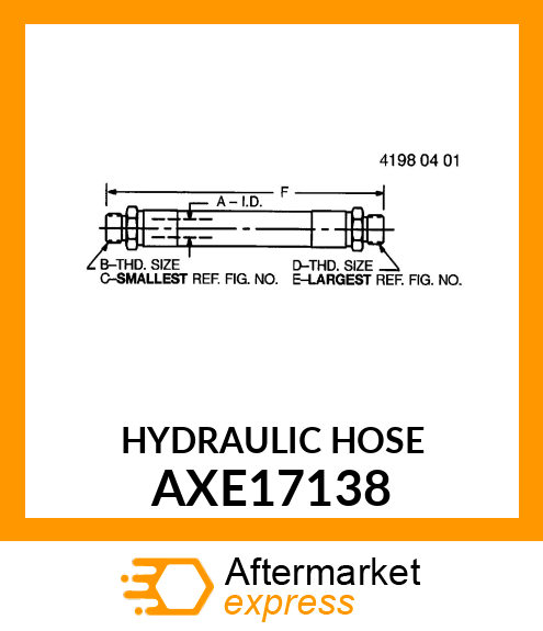 HYDRAULIC HOSE AXE17138