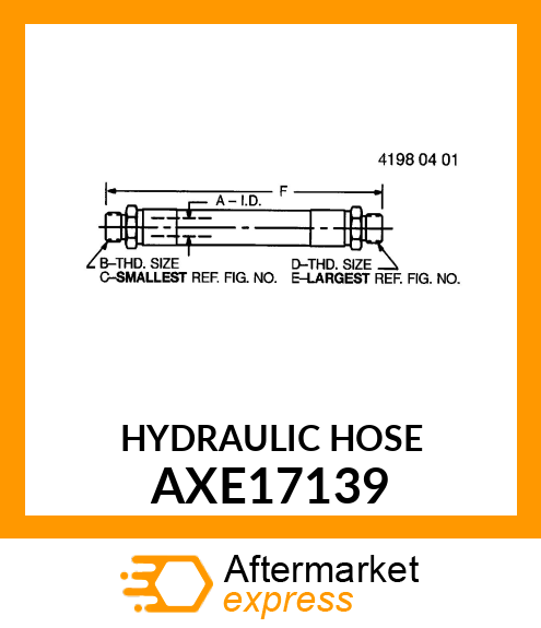 HYDRAULIC HOSE AXE17139