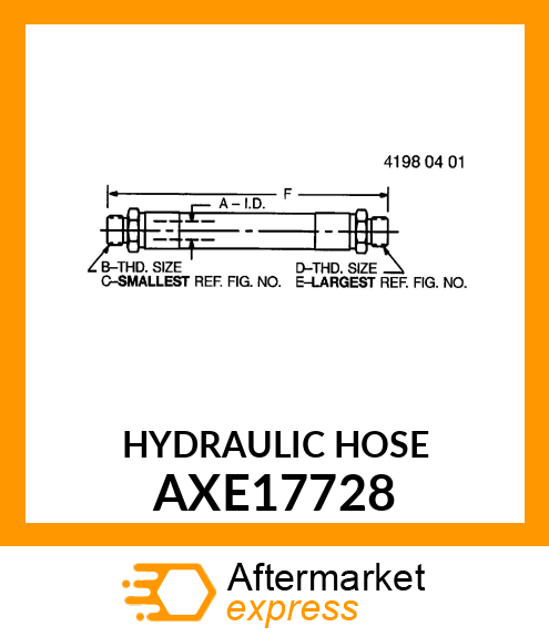 HYDRAULIC HOSE AXE17728