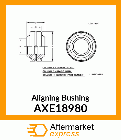 Aligning Bushing AXE18980