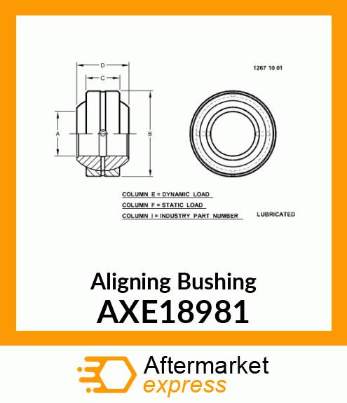 Aligning Bushing AXE18981