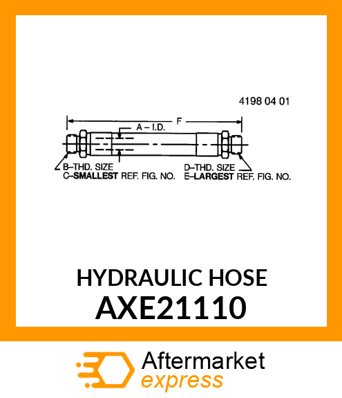 HYDRAULIC HOSE AXE21110