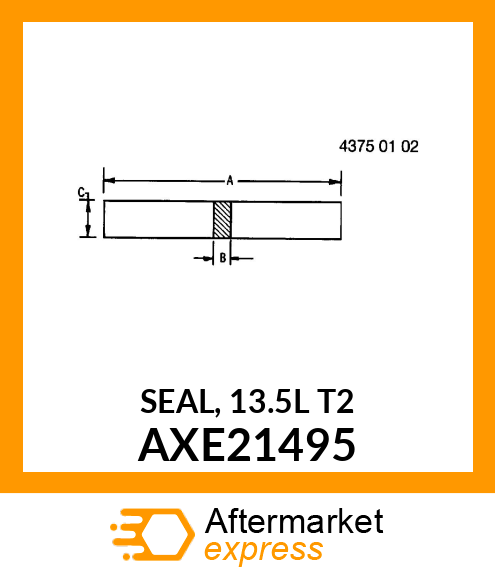 SEAL, 13.5L T2 AXE21495