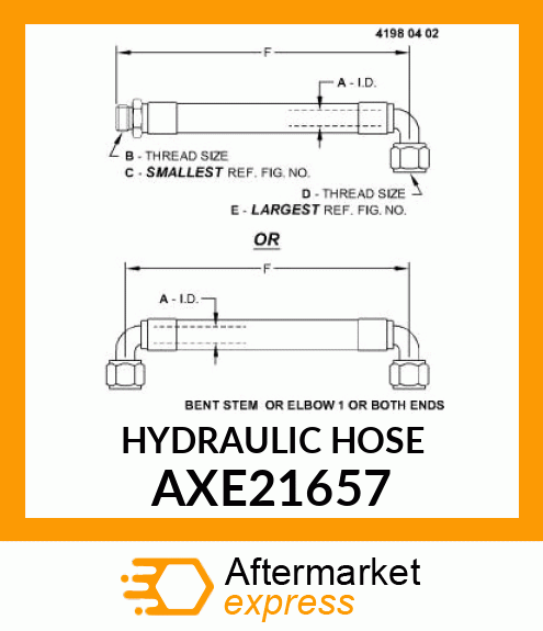 HYDRAULIC HOSE AXE21657
