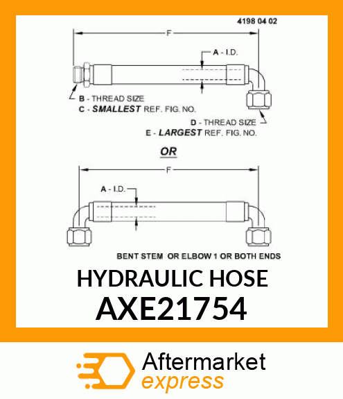 HYDRAULIC HOSE AXE21754