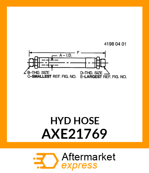 HYDRAULIC HOSE AXE21769