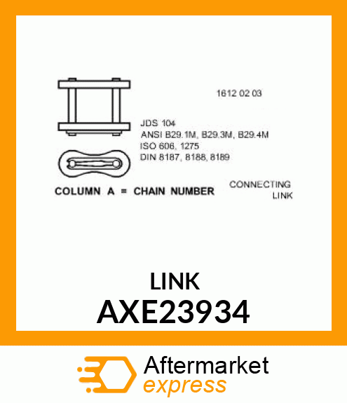 CHAIN LINK, ASSY AXE23934