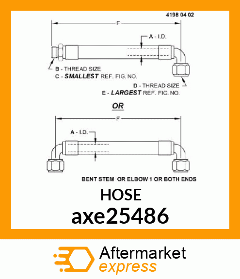 HYDRAULIC HOSE axe25486