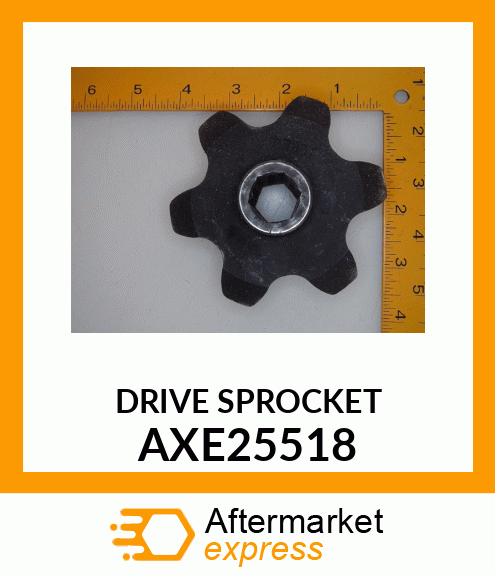 DRIVE SPROCKET, DRIVE SPROCKET ROW AXE25518