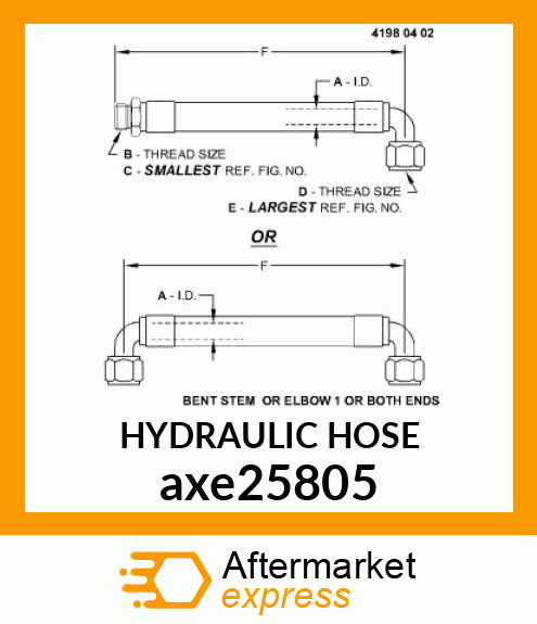 HYDRAULIC HOSE axe25805