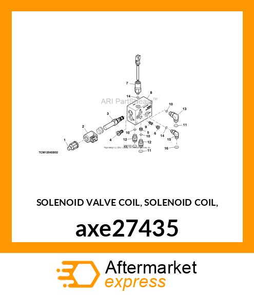 SOLENOID VALVE COIL, SOLENOID COIL, axe27435