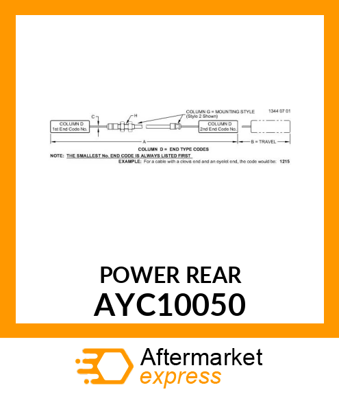 POWER REAR AYC10050