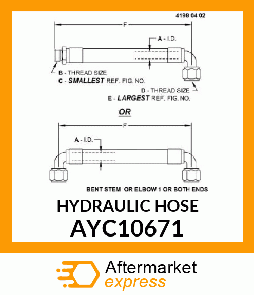 HYDRAULIC HOSE AYC10671