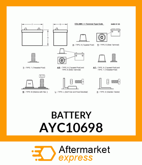 BATTERY AYC10698