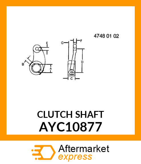 CLUTCH SHAFT AYC10877