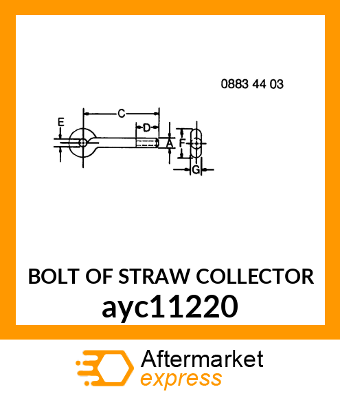 BOLT OF STRAW COLLECTOR ayc11220