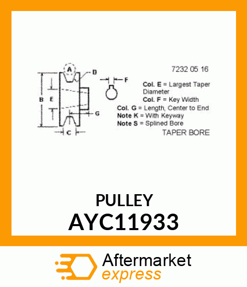 PULLEY AYC11933