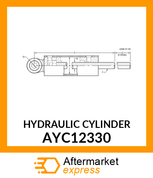 HYDRAULIC CYLINDER AYC12330