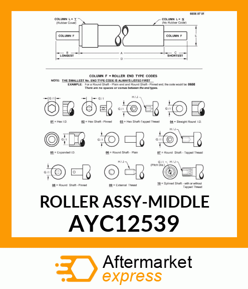 ROLLER ASSY AYC12539