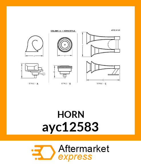 HORN ayc12583