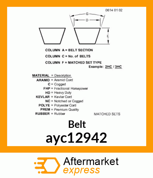 Belt ayc12942