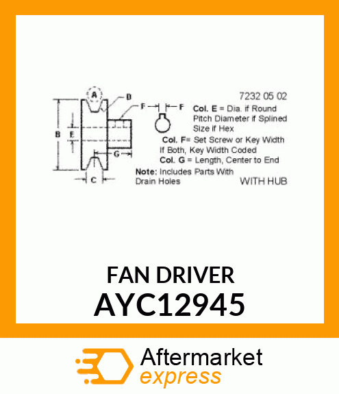 FAN DRIVER AYC12945