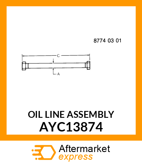 OIL LINE ASSEMBLY AYC13874