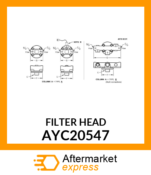 FILTER HEAD AYC20547