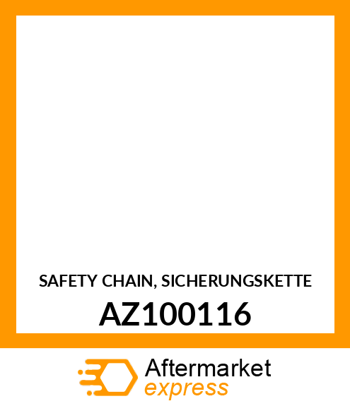 SAFETY CHAIN, SICHERUNGSKETTE AZ100116