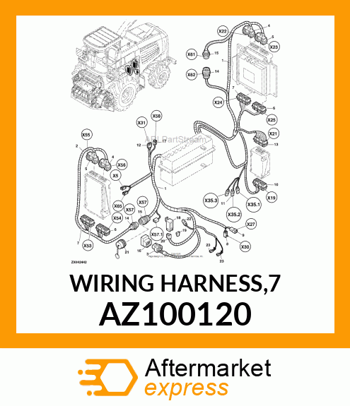 WIRING HARNESS,7 AZ100120